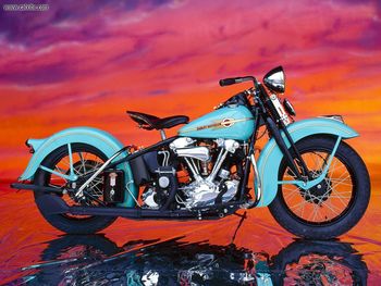Blue Harley Davidson screenshot