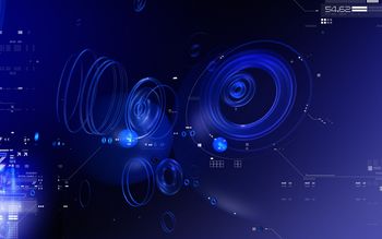 Blue Tech Circles screenshot