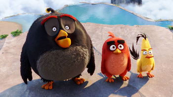 Bomb Red Chuck Angry Birds screenshot
