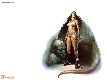 Boris Vallejo The Amazons Pet Nudity screenshot