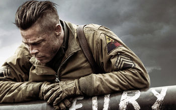 Brad Pitt in Fury screenshot
