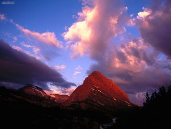 Brand New Day Grinnell Point Summer Glacier National Park Montana screenshot