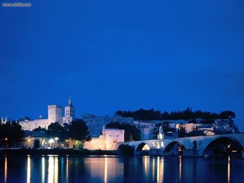 Bridge On The River Rhone Avignon Vaucluse France screenshot