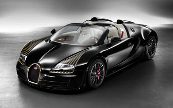 Bugatti Veyron Grand Sport Vitesse Legend Black Bess 2014 screenshot