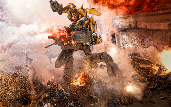 Bumblebee Transformers The Last Knight 5K screenshot