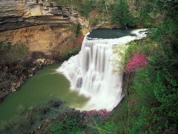 Burgess Falls In Early Spring Tennessee screenshot
