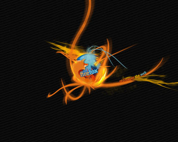 Burning Firefox screenshot