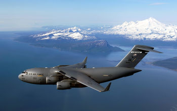 C 17 Globemaster III Over Alaska screenshot