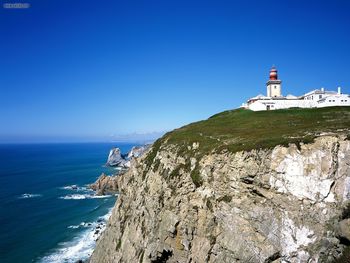 Cabo Da Roca Lighthouse Cabo Da Roca Portugal screenshot