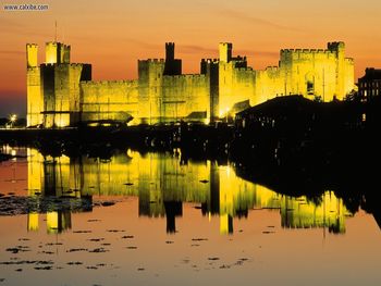 Caernarfon Castle Wales United Kingdom screenshot