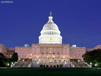 Capitol Building At Night Washington Dc screenshot