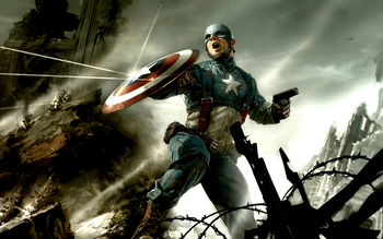 Captain America CG screenshot