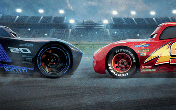 Cars 3 Jackson Storm vs Lightning McQueen screenshot