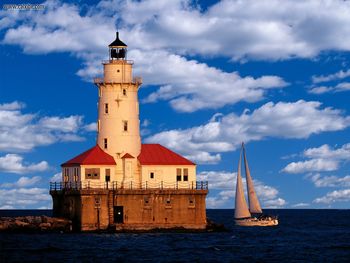 Chicago Harbor Light, Illinois screenshot