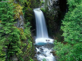 Christine Falls Mount Rainier National Park Washington screenshot