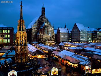 Christkindl Market Nuremberg Bavaria Germany screenshot