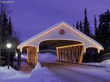 Christmas Covered Bridge Alaska screenshot
