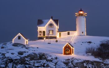 Christmas Lighthouse screenshot