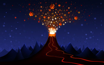 Christmas Volcano screenshot