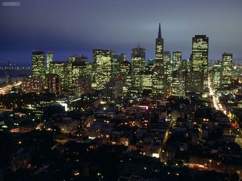 City Lights Of San Francisco, California screenshot