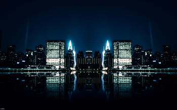 City Night Reflections screenshot