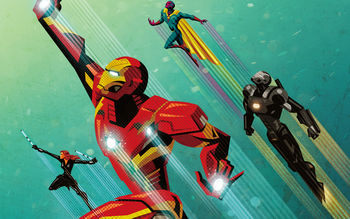 Civil War Artowork Iron Man screenshot