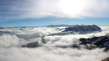 Cloudy Mountains 4K 5K screenshot