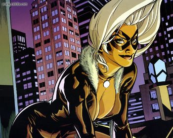 Comic Wall Black Cat screenshot