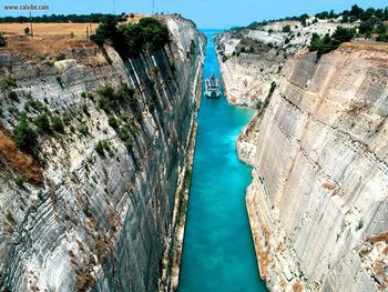 Corinth Canal Greece screenshot