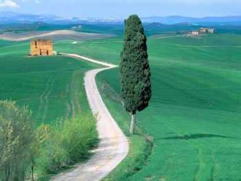 Country Road, Tuscany, Italy screenshot
