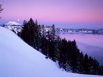 Crater Lake Twilight wallpaper preview