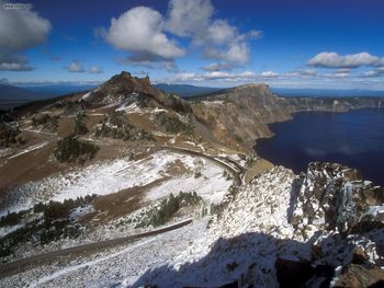 Crater Lake View Point Oregon screenshot