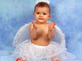 Cute Angel Baby Girl screenshot