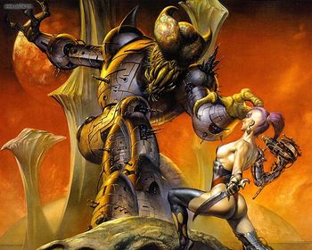 Cyborg Command By Boris Vallejo screenshot