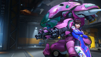 D Va Overwatch screenshot