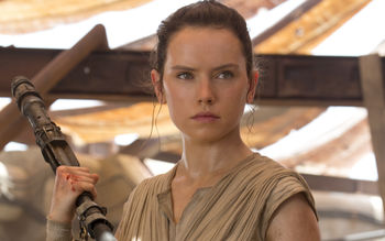 Daisy Ridley Star Wars The Force Awakens 4K screenshot