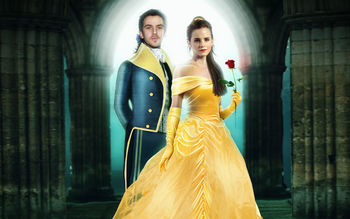 Dan Stevens Emma Watson Beauty and the Beast screenshot