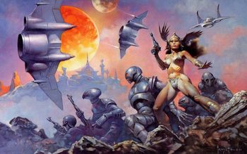 Daruma Frank Frazetta Dawn Attack screenshot