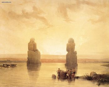 David Roberts - Colossi Of Memnon At Dawn screenshot