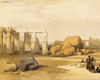 David Roberts - Colossus Of Ramesses Ii In The Ramesseum screenshot