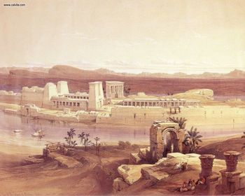 David Roberts - General View Of The Island Of Philae screenshot