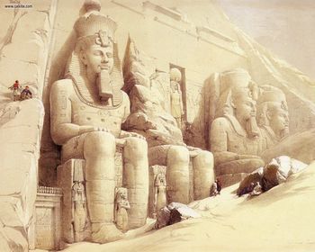 David Roberts - The Great Temple Of Abu Simbel screenshot
