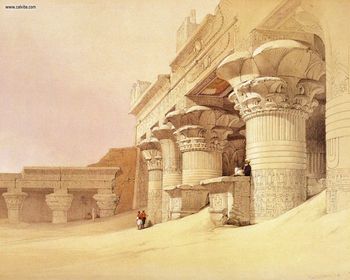 David Roberts - The Pronaos Of Temple Of Edfu screenshot