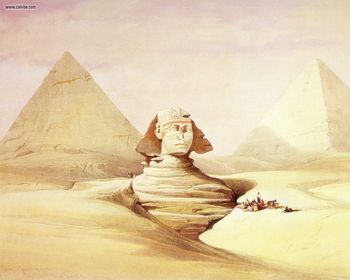 David Roberts - The Sphinx Front View screenshot
