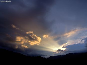 Dawn Sky Cades Cove Great Smoky National Park Tennessee screenshot