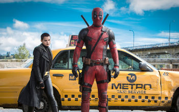 Deadpool Ryan Reynolds Brianna Hildebrand screenshot