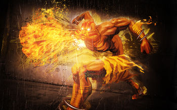 Dhalsim in Street Fighter screenshot