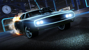 Dodge Charger in Rocket League 4K screenshot