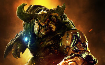 Doom 2016 Cyberdemon Monster screenshot