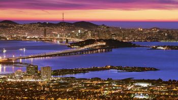 Downtown San Francisco At Dusk From The Berkeley Hills, California screenshot